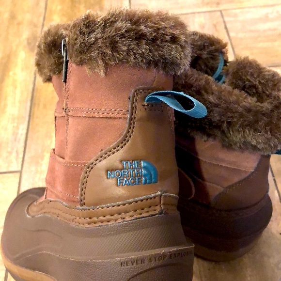 🚫SOLD🚫 🆕 the north face chilkat pull on boot brown size 6 - Picture 5 of 7